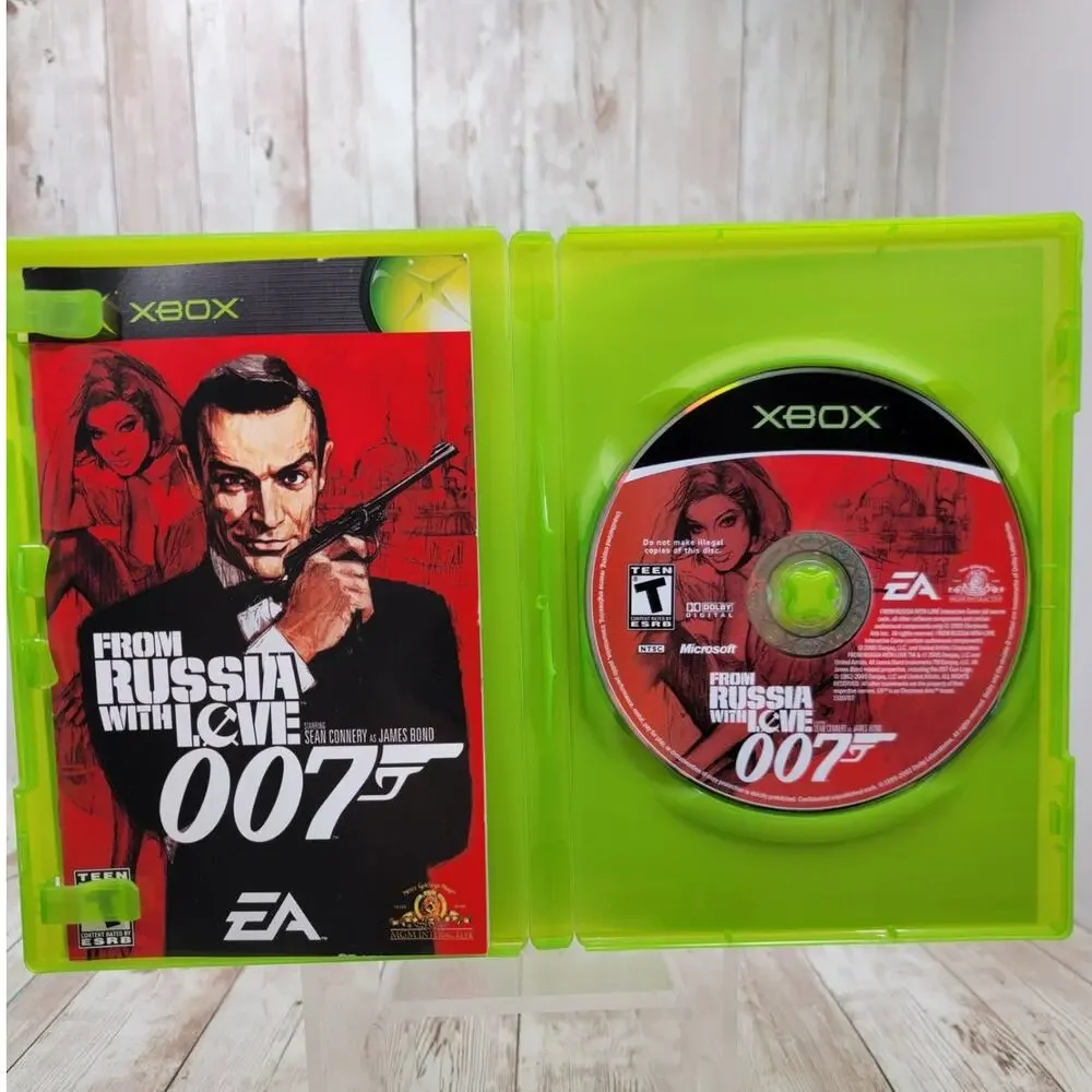 007 James Bond From Russia With Love (Xbox, 2005) CIB Complete in Box w/ Manual